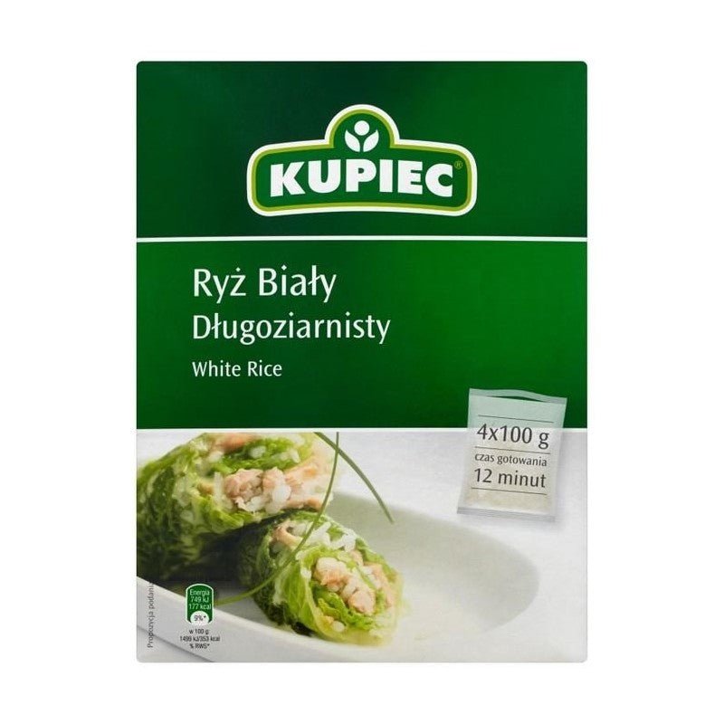 WHITE RICE, RYZ BIALY, 4x100G
