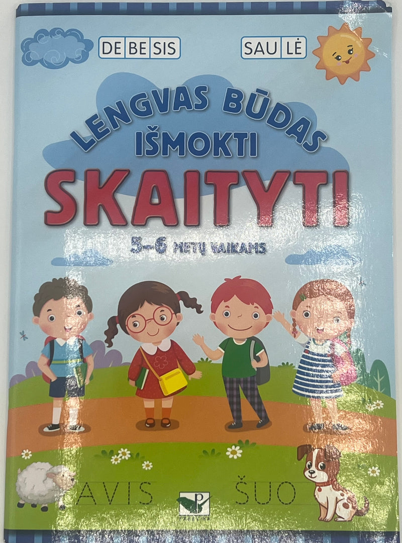Lengvas būdas išmokti skaityti 5-6 metų vaikams