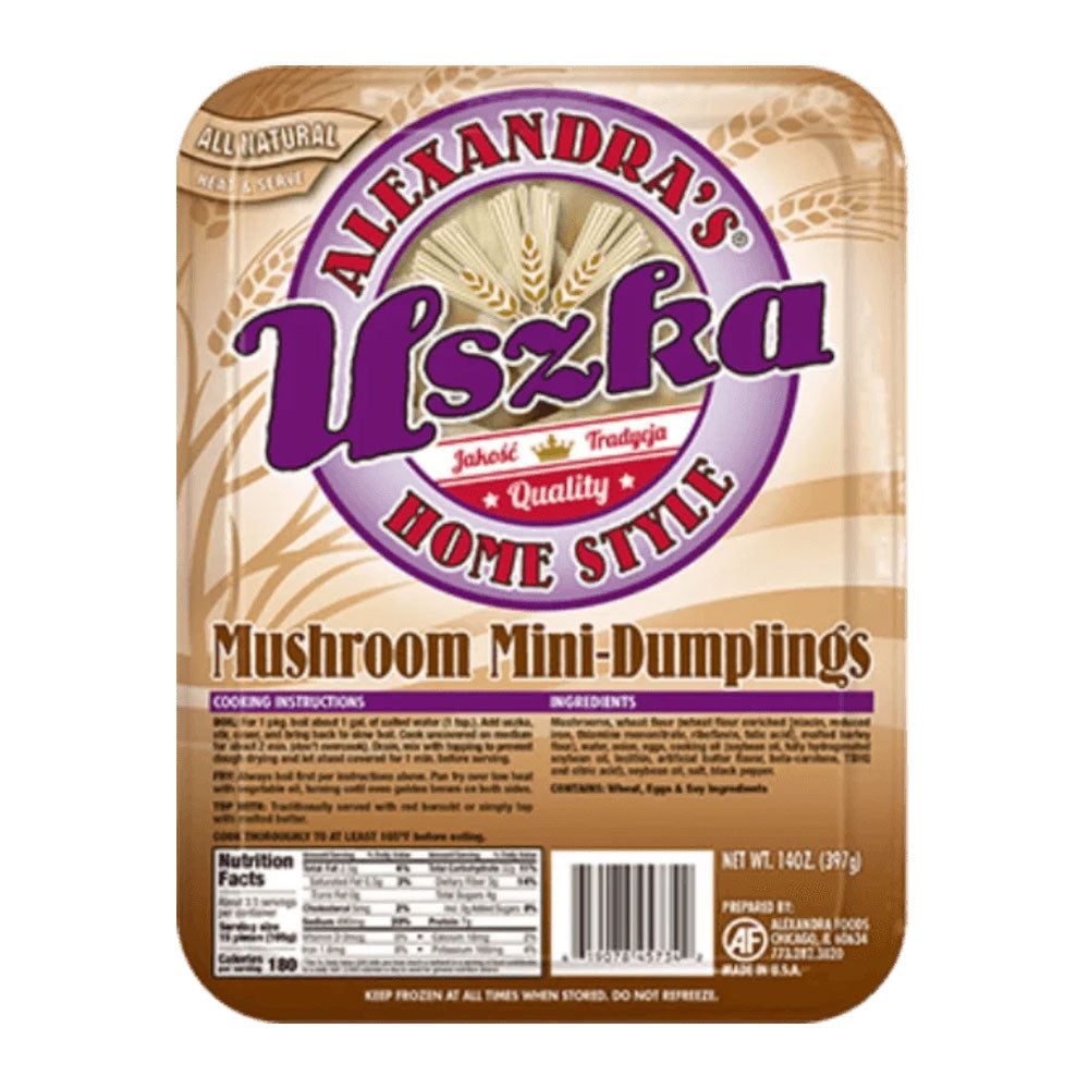Uszka z grzybami, Mushroom Mini-Dumplings