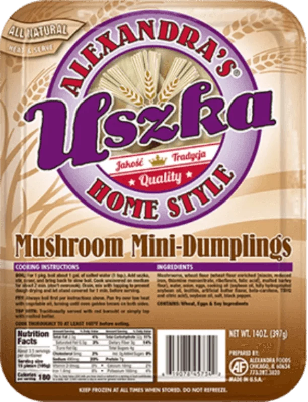 Uszka z grzybami, Mushroom Mini-Dumplings