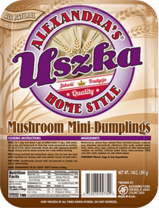Uszka z grzybami, Mushroom Mini-Dumplings