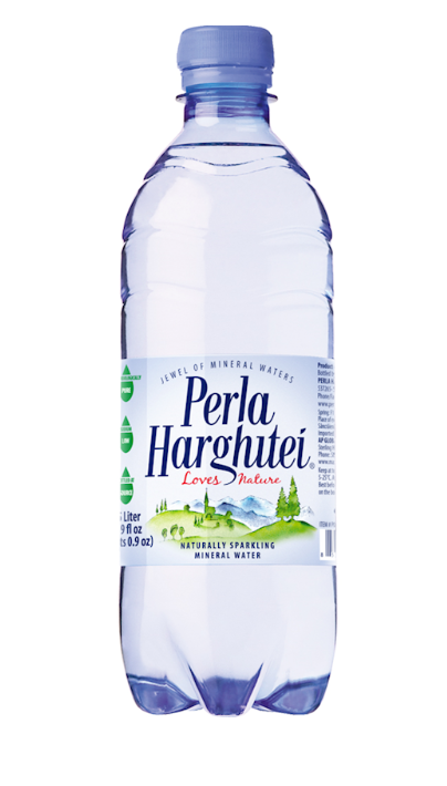PERLA HARGHITEI, MINERAL WATER, NATURALY SPARCLING, 0.5L, Romania
