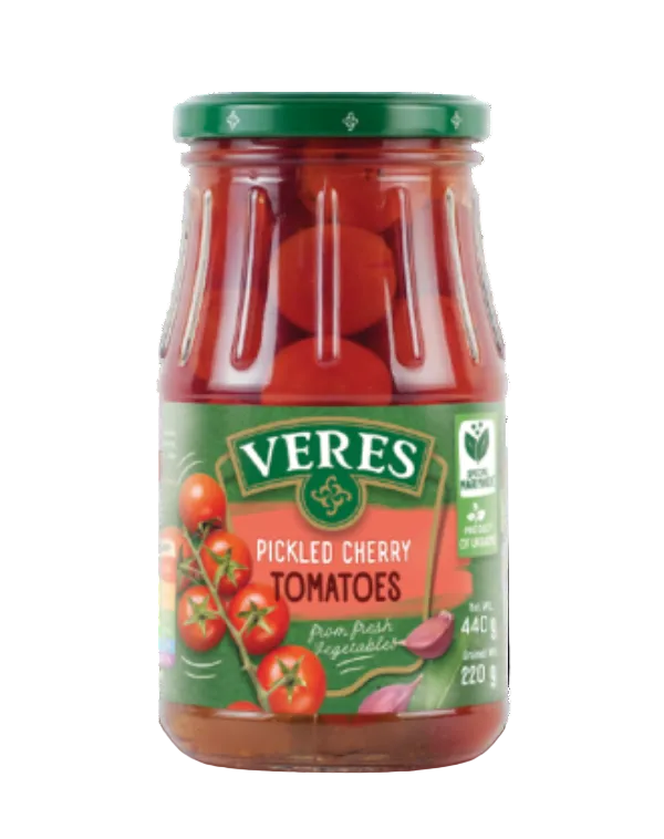 Veres marinated cherry tomatoes 500g Ukrainian vegetable preserve