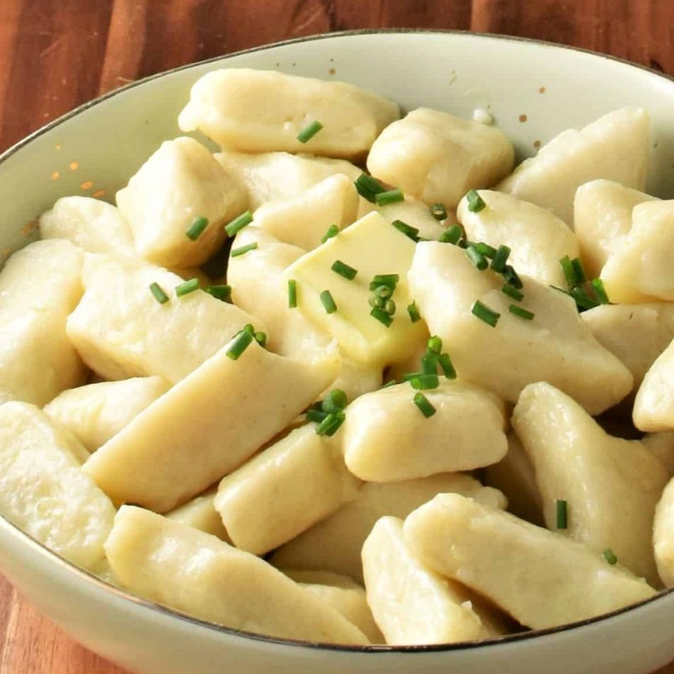 POTATO DUMPLINGS WITH BUTTER