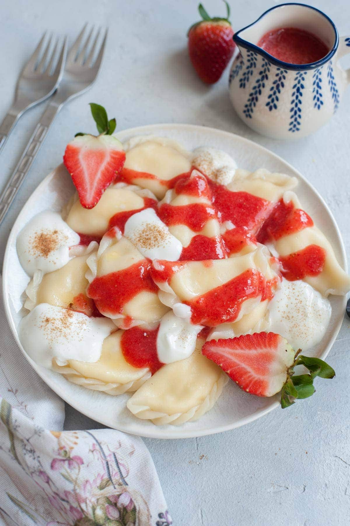 Pierogi Sweet Cheese, Pierogi ze Slodkim Serem