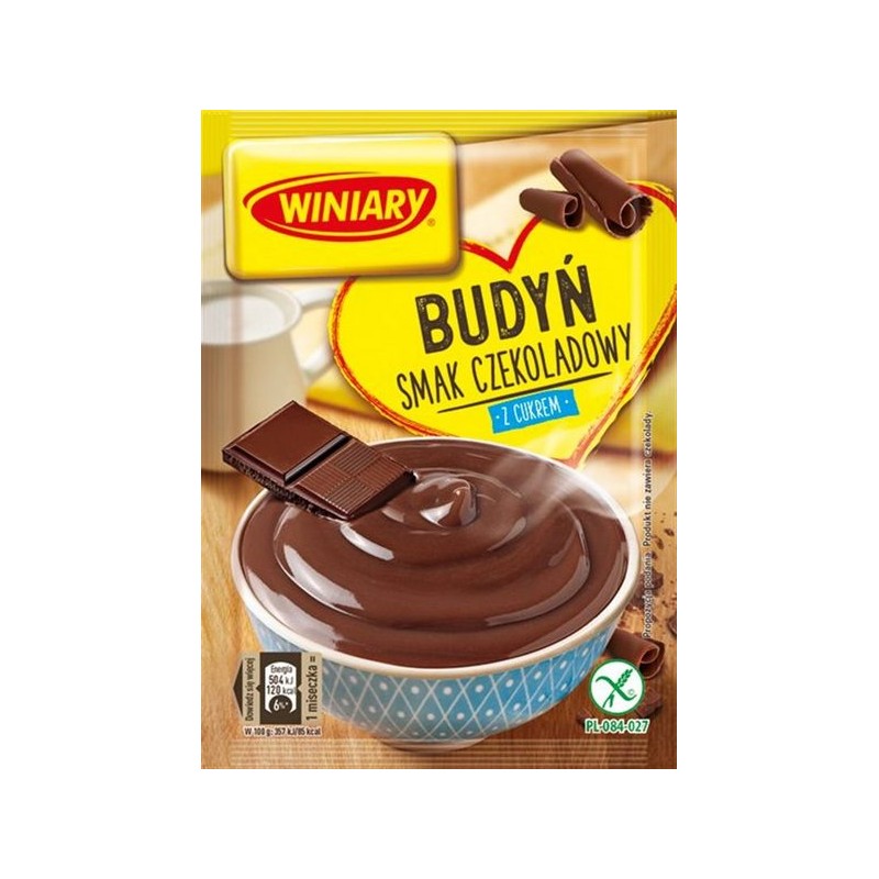 WINIARY Chocolate Pudding, BUDYN CZEKOLADOWY 63g